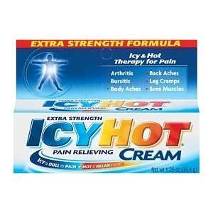  Icy Hot Extra Strength Pain Relieving Cream 1.25oz: Health 