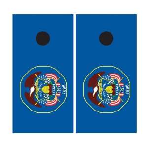  UTAH FLAG Cornhole Bean Bag Toss Game: Sports & Outdoors