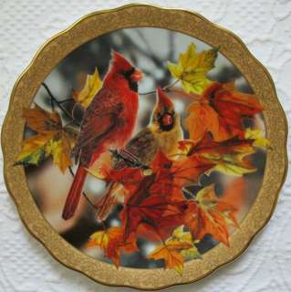 AUTUMN MIRAGE By JANENE GRENDE Plate ILLUSIVE WINGS COLLECTION 