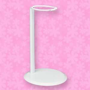  White Metal Doll Stand, Sized for 18 Inch Dolls Toys 