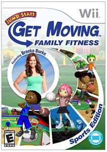 JUMPSTART GET MOVING FAMILY FITNESS (Wii) NEW 876930007644  