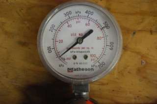Matheson Pressure Gauge Gas Regulator and Valve  