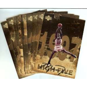  Michael Jordan 1998 Upper Deck 12 card set Gold Foil 