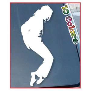 Michael Jackson Car Window Stickers 10 Tall (Color: White)
