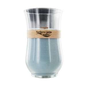  SCENTED ONE 30 OZ 4.5x7 inch WOODLAND NATURAL WICK GLASS HURRICANE 