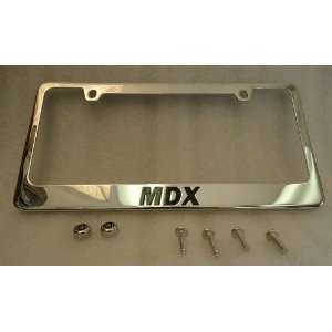  Acura MDX Chrome Metal License Plate Frame with Logo Screw 