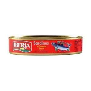 Iberia Oval Sardines In Hot Tomato Sauce 15 oz  Grocery 