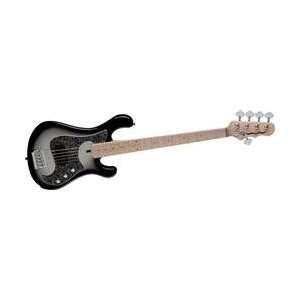 Dean Hillsboro 5 5 String Active Electric Bass Guitar (Silverburst)