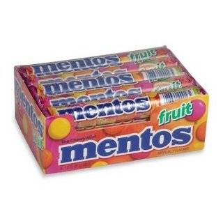 Mentos Fruit Candy, 1.32 Ounce Rolls (Pack of 30)