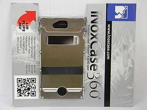 CRKT Inox 360 iPhone 4 4S Case Silver Ti nitride Stainless Steel 