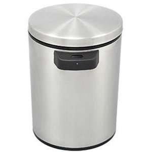 Motion Sensor Stainless Steel Trash Can, Shape: Round, Size 1.3 Gallon 