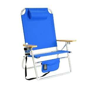   High Seat Heavy Duty Beach Chair w/ Drink Holder: Sports & Outdoors