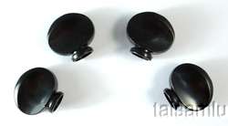 Ukulele Tuner machine Black Plastic Buttons 4pc   UB  
