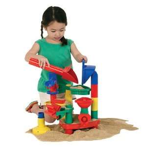    Sand Play Tower Kit, Set of 22 Interconnecting Pieces Toys & Games