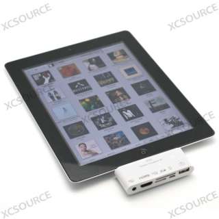   Adapter AV USB Cable Camera Connection Kit For Apple iPad 2 AC8  