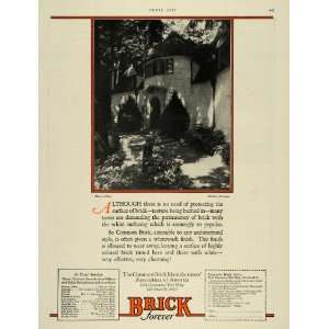   Common Brick Manufacturers   Original Print Ad