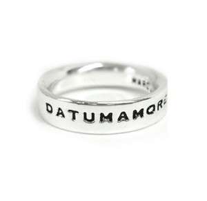 Marc Jacobs Latin Rings Given In Love For Protection Silver Plated 