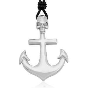   Divinity Symbol Cross Marinel Anchor Stainless Steel Pendant Necklace
