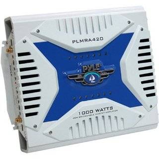   Channel 1,000 Watt Waterproof Marine Bridgeable MOSFET Amplifier