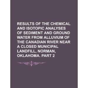  Results of the chemical and isotopic analyses of sediment 