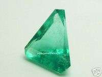 NATURAL COLOMBIAN EMERALD TRILLION CUT 1.31 CTS  