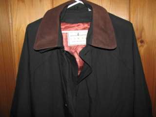NWT TOWNE FROM LONDON FOG MENS LINED TRENCH COAT 42R RETAIL $160 