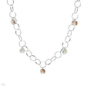  Made in Italy Majestic Necklace With Genuine Glass beads 