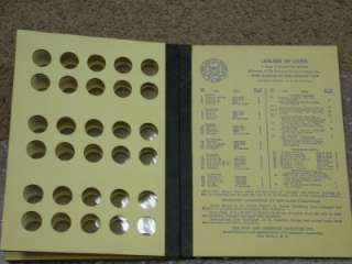 LIBRARY OF COINS 1916 1945 MERCURY DIME ALBUM VOL 10  NO COINS  ID 