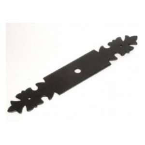    Top Knobs Handle Backplate M701 Patine Black: Home Improvement
