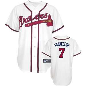 Jeff Francoeur White Majestic MLB 2009 Home Replica Atlanta Braves 