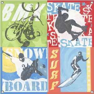  Extreme Sports Mural Banner