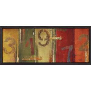  33 X 14 Lucky Numbers II Wall Print