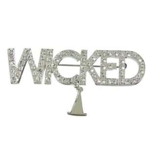  Pack of 6 Wicked Jewel Encrusted Pin