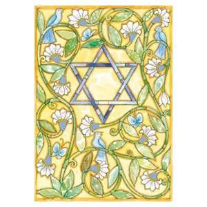  Elegant Jewish Star All Purpose Note Card Set Health 