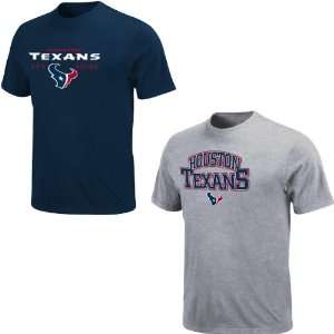 NFL Houston Texans Big & Tall Short Sleeve T Shirt Combo:  