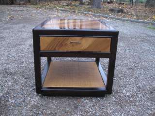 Bernhardt Hibriten Oak Side Table  