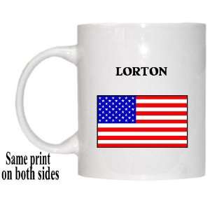  US Flag   Lorton, Virginia (VA) Mug 