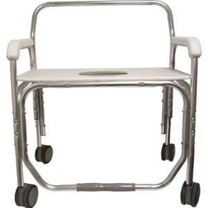   Bariatric Transport Shower Chair with 26 Seat Width 132 Pail: Without