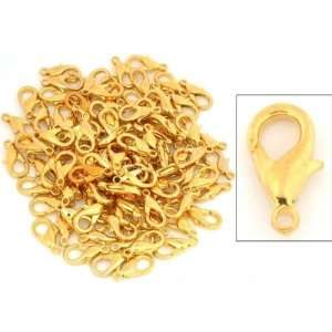  100 Lobster Claw Clasp Gold Plated Chain Parts 17x9mm 