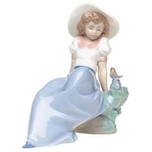 Nao Listening To The Birds Song Porcelain Figurine 