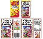 Candyland Candy Land Birthday Party Juice Box Wrappers