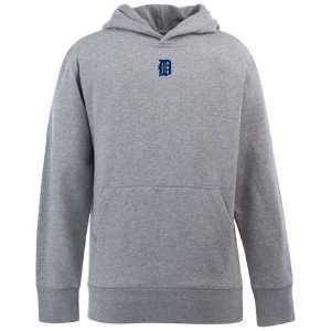 Detroit Tigers YOUTH Boys Signature Hooded Sweatshirt (Grey):  