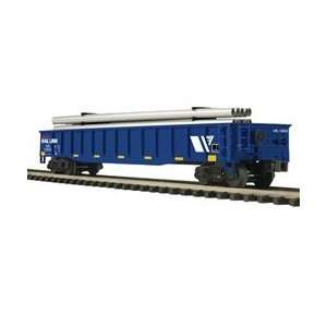   MTH Premier O Gondola Car w/Pipe Load Montana Rail Link Toys & Games