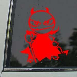  LITTLE DEVIL Red Decal Car Truck Bumper Window Red Sticker 