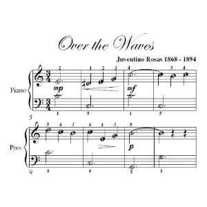   Over the Waves Rosas Easiest Piano Sheet Music Juventino Roses Books