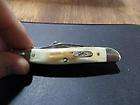 2000 Case XX USA Folding Pocket Knife Stag Stockman Pearl SS V53087 