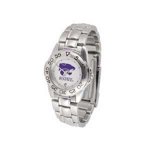   Kansas State Wildcats Gameday Sport Ladies Watch with a Metal Band