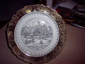 Kosciusko County Court House Warsaw, Indiana 1854 Collector’s Plate 