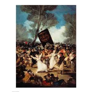  The Burial of the Sardine   Poster by Francisco De Goya 