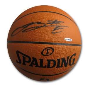  LeBron James Autographed Spalding Basketball 77634 Sports 